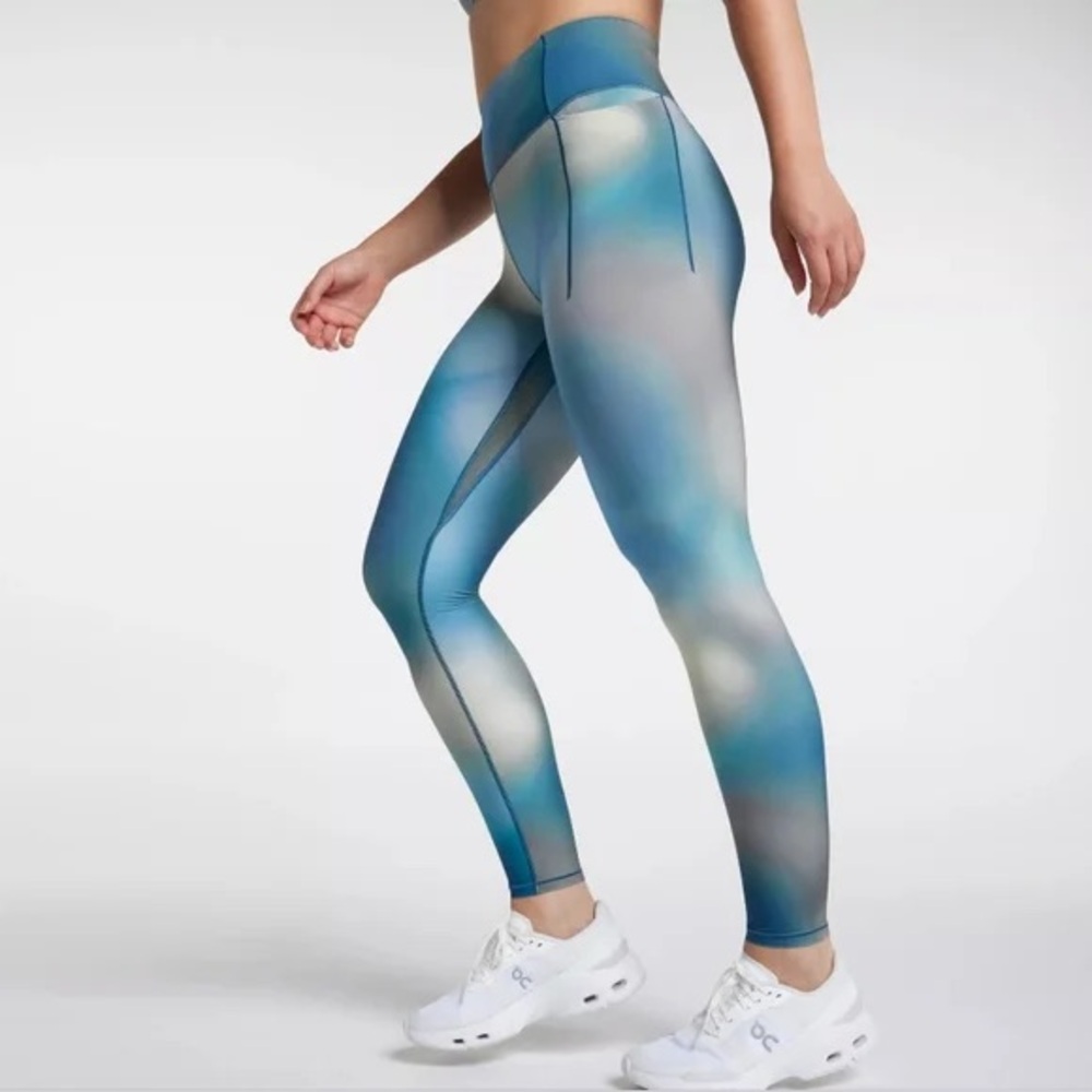 CALIA Inspire Collection High Rise 7/8 Legging Mountain Mist Cool Print XS